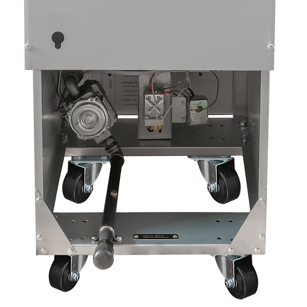 MoTak MGF3-N-C Gas Fryer - (1) 40 lb Vat, Floor Model