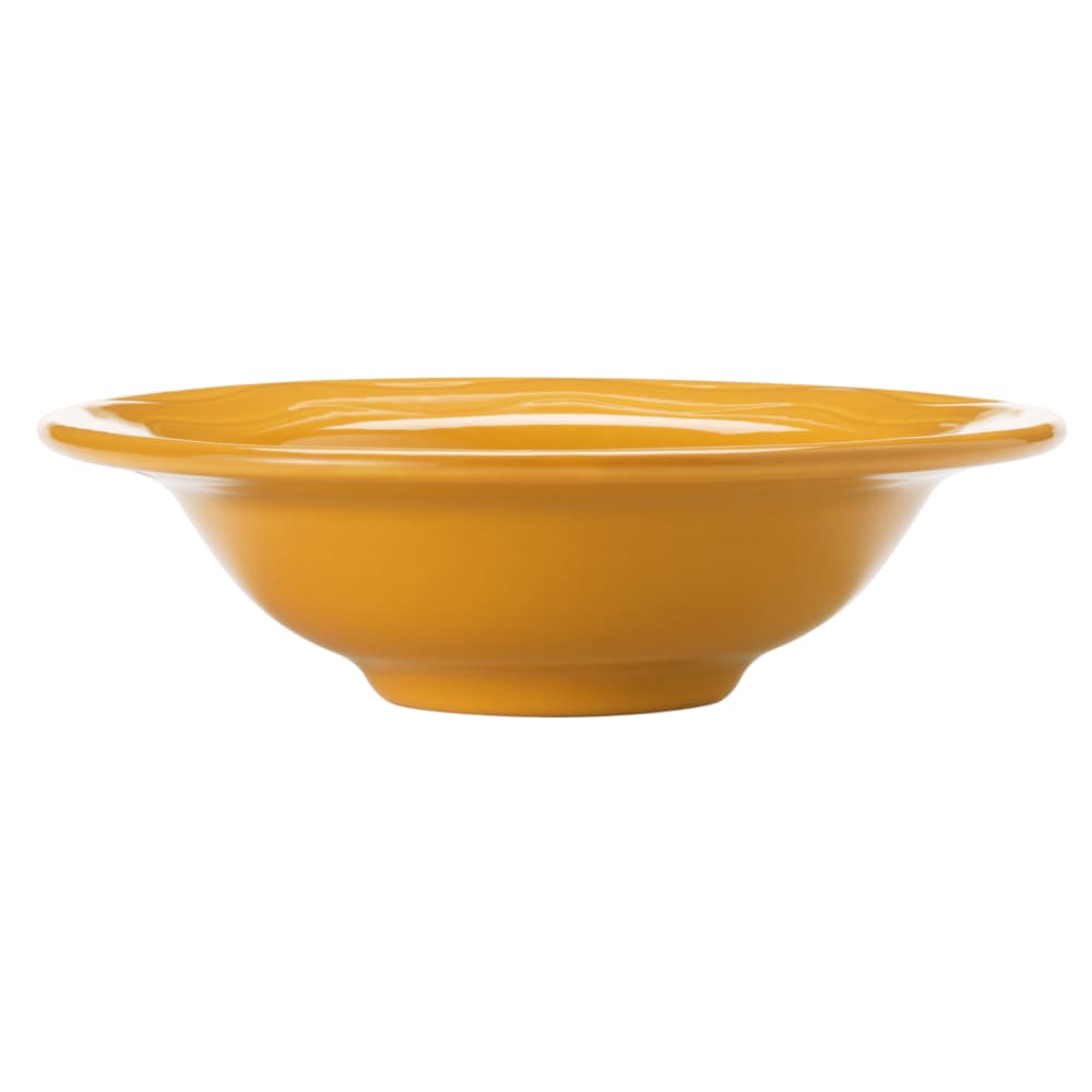024-903033019 12 oz Round Grapefruit Bowl w/ Cantina Carved Pattern & Shape, Flint Body, Saff...