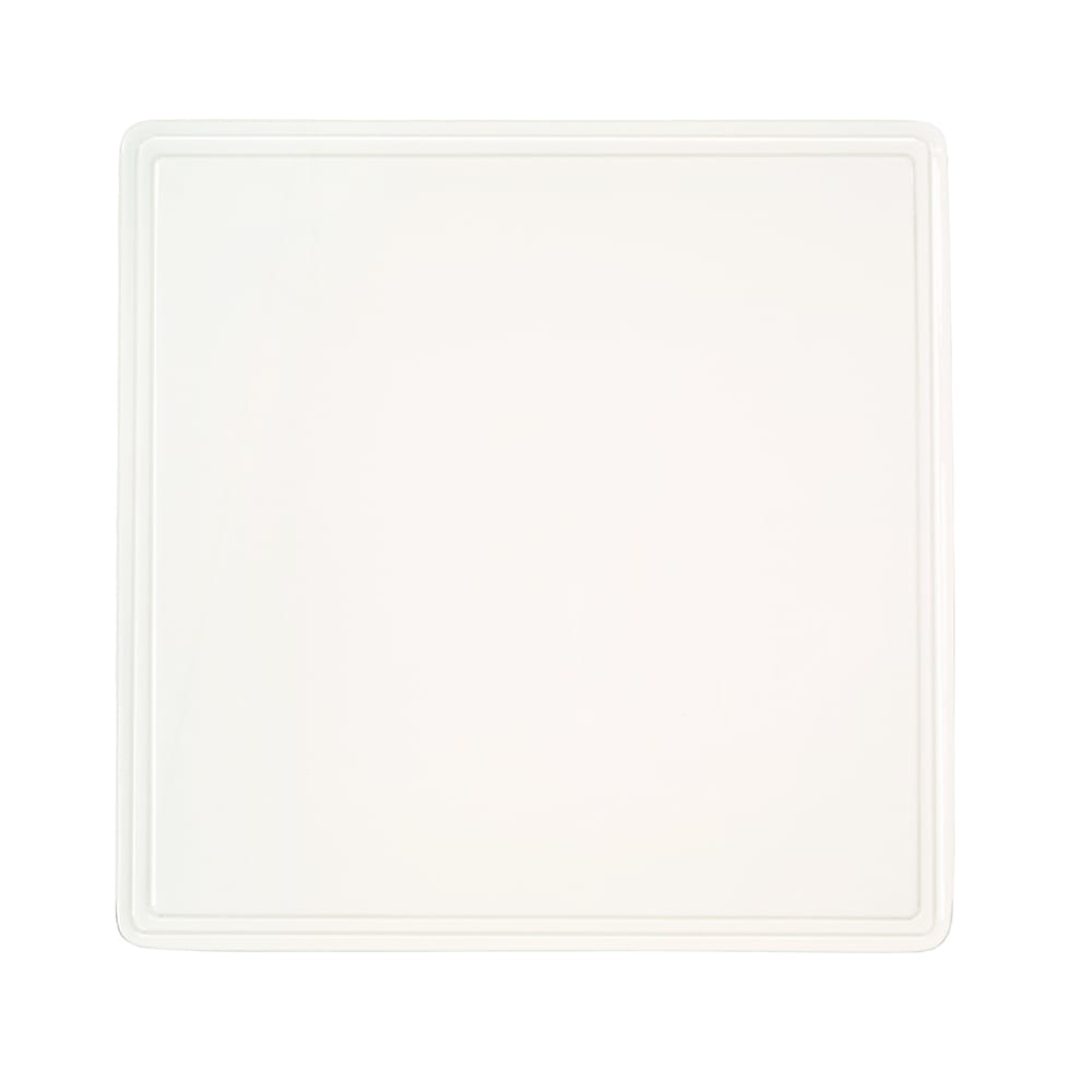 024-905356005 11" Square Flat Plate w/ Rolled Edge & Slenda Shape