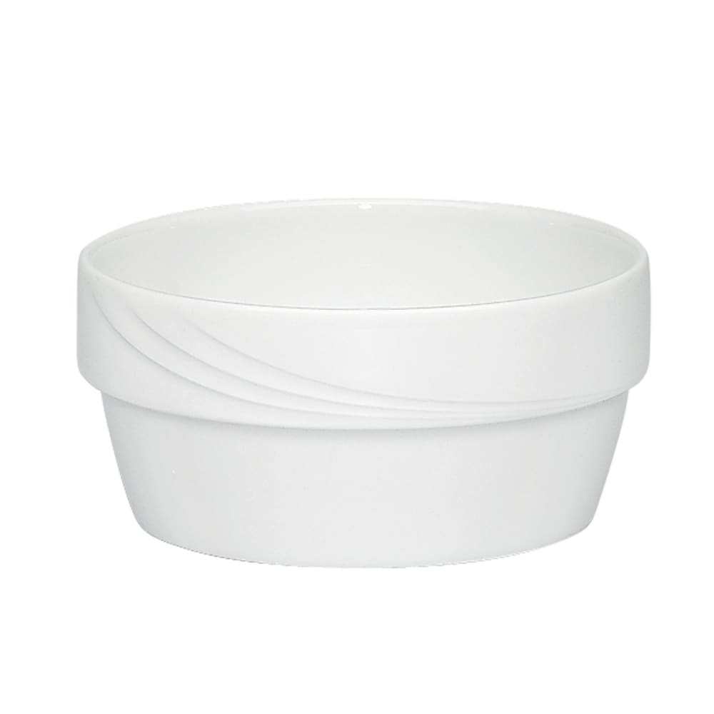 024-9185745 16 oz Round Donna Soup/Oatmeal Bowl - Porcelain, Continental White™
