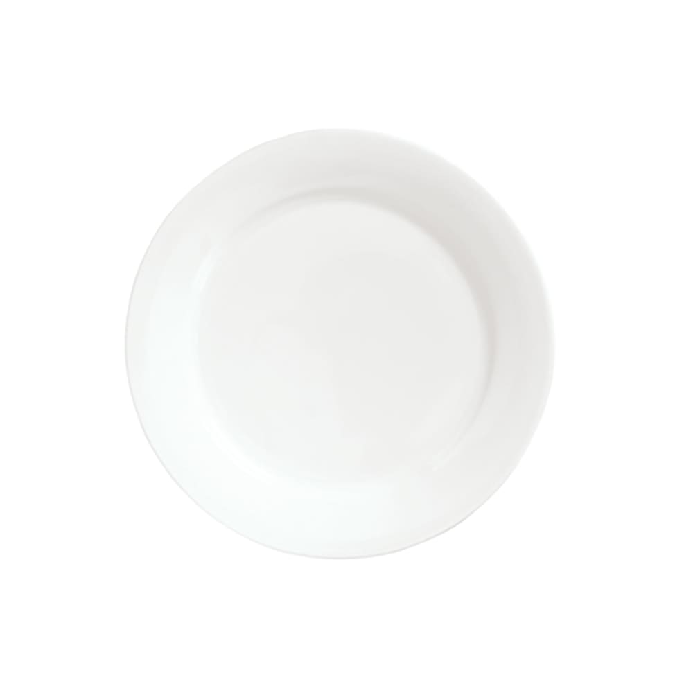 024-911190001 10 1/2" Round Dinner Plate, International Pattern & Shape, Ultra White Bon...