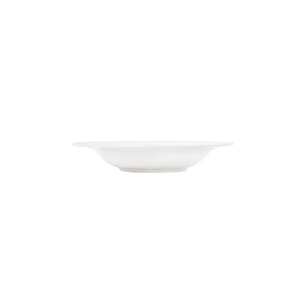 024-911190004 9 1/4" Round Soup Plate, International Pattern & Shape, Ultra White Bone C...