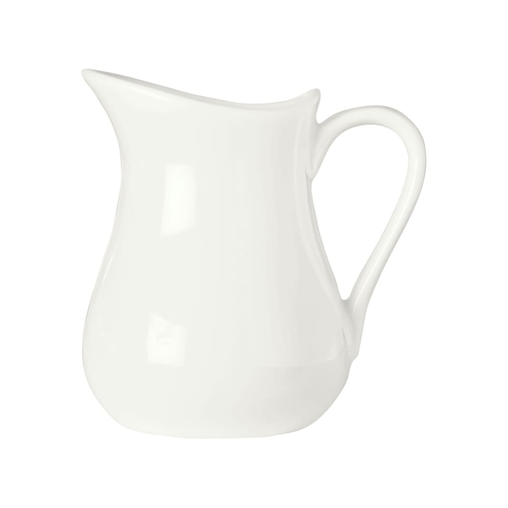 024-905356906 6 oz Slenda® Creamer - Glazed Porcelain, White Royal Rideau™