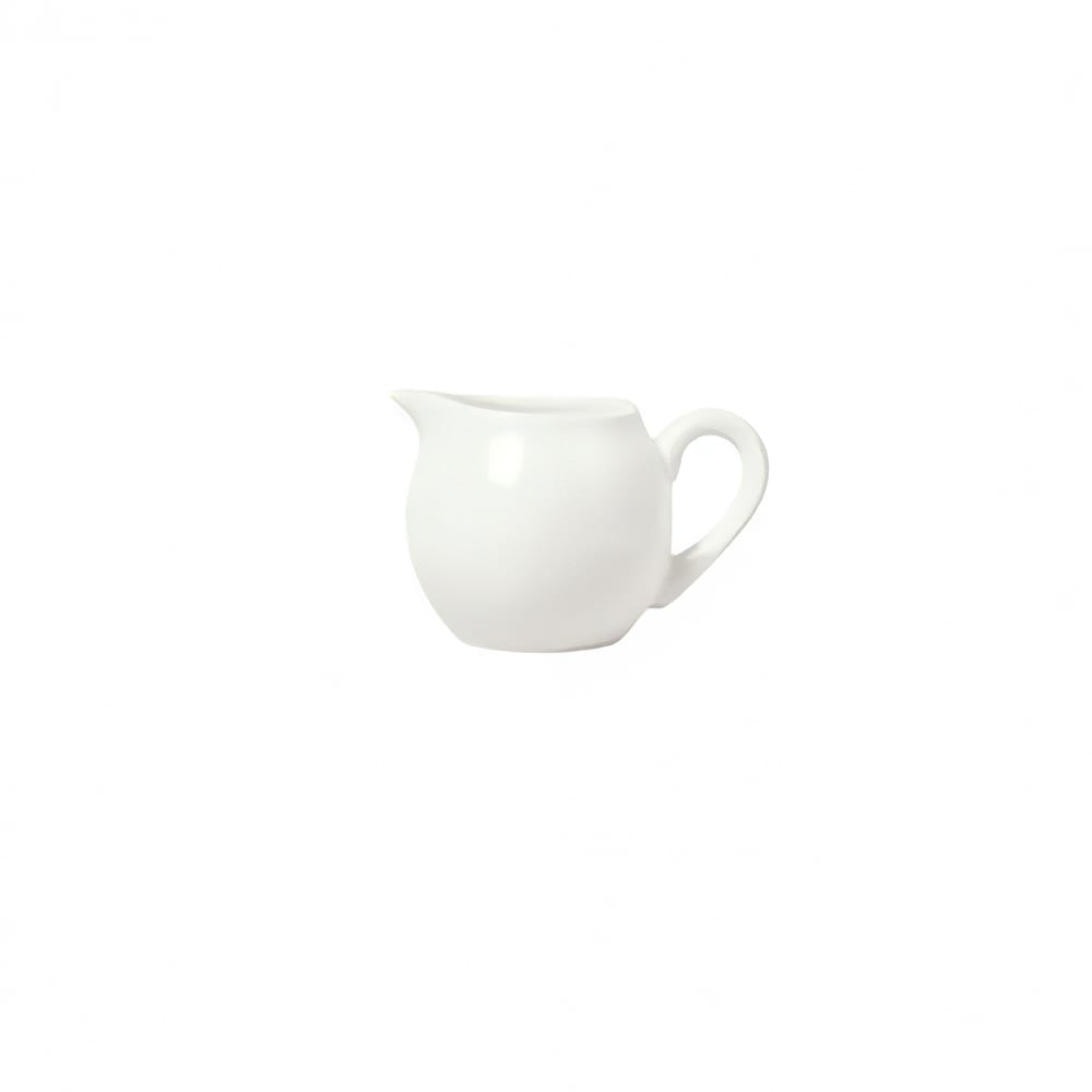 024-911197034 5 oz Slenda® Creamer - Glazed Porcelain, White Royal Rideau™