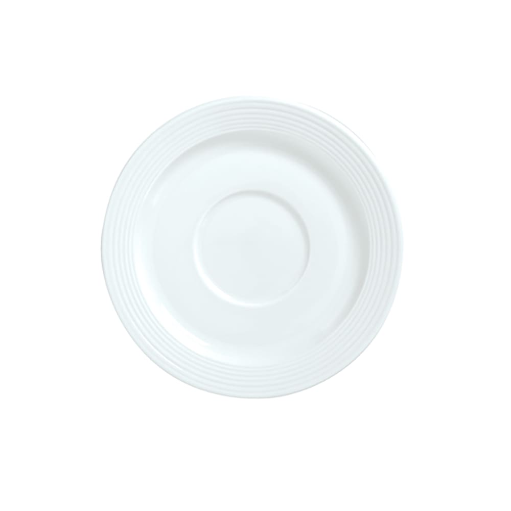 024-911196021 5 3/4" Round Cappuccino Saucer w/ Repetition Pattern & Shape