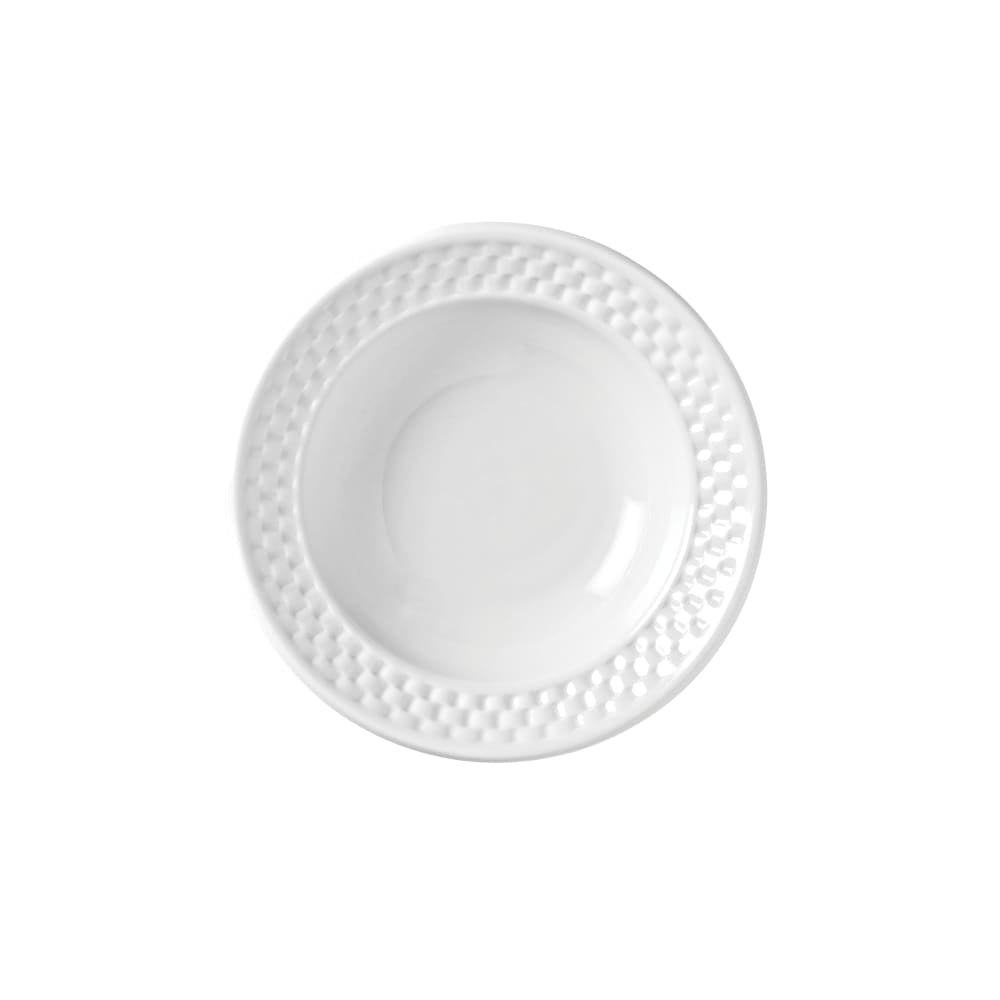 024-999013892 3 1/2 oz Round Eos Constellation Fruit Bowl - Porcelain, Lunar White