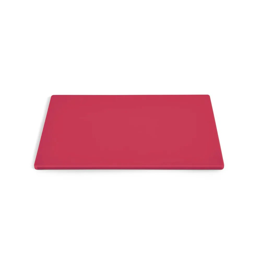 175-5200340 Poly Cutting Board - 18 x 24 x 1/2" Red