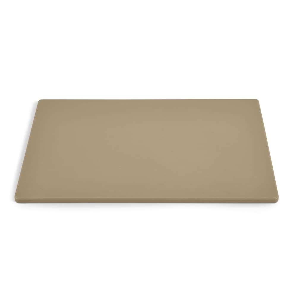175-5200360 Poly Cutting Board - 18 x 24 x 1/2" Tan