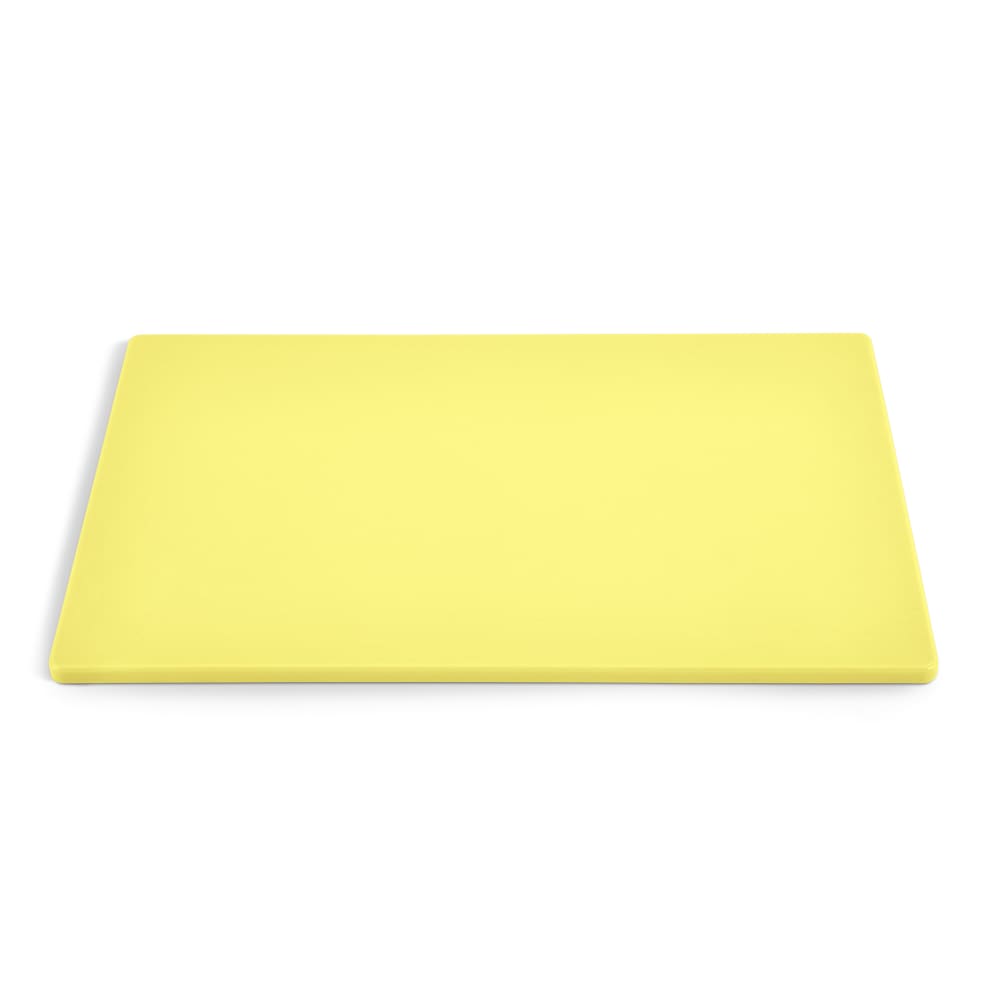 175-5200350 Poly Cutting Board - 18 x 24 x 1/2" Yellow