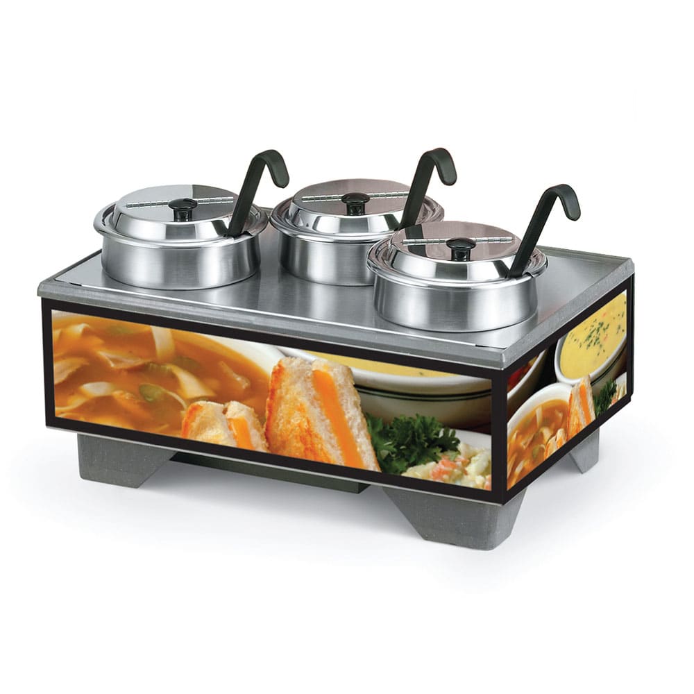 175-720201003 Full Size Soup Merchandiser Base - Country Kitchen, 4 qt Accessories, 120v