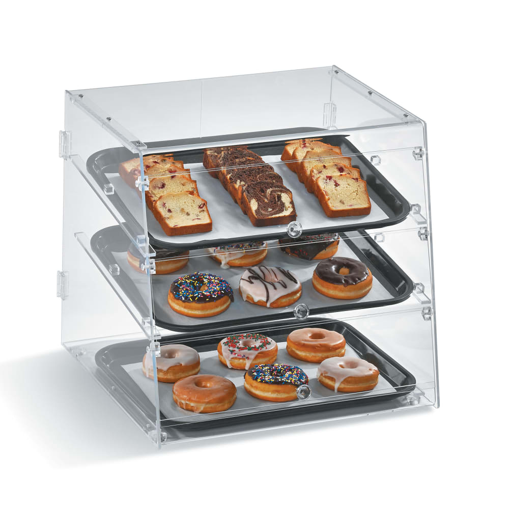 175-KDC14184R06 Slant-Front Countertop Pastry Display Case - (4)14x18" Trays