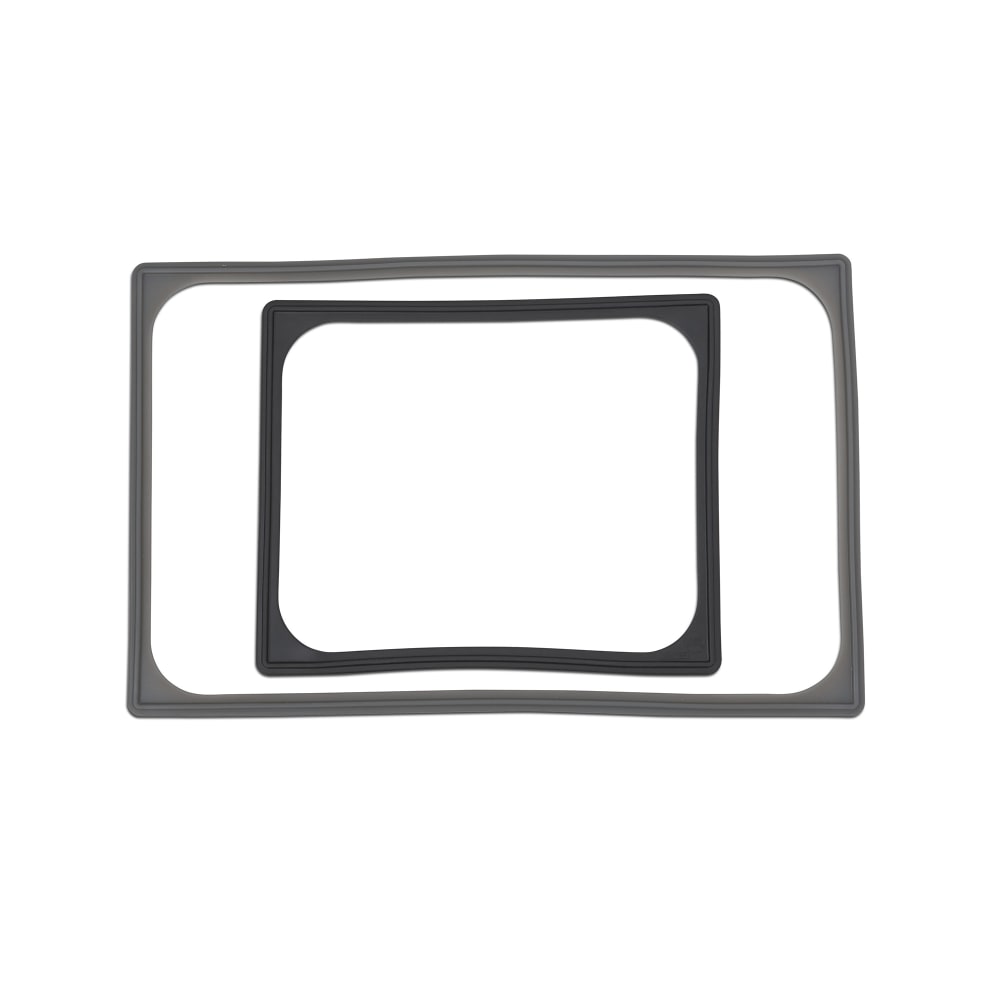 175-N0002G Half Size Silicone Band for Steam Table Pan, High-Temp, Gray