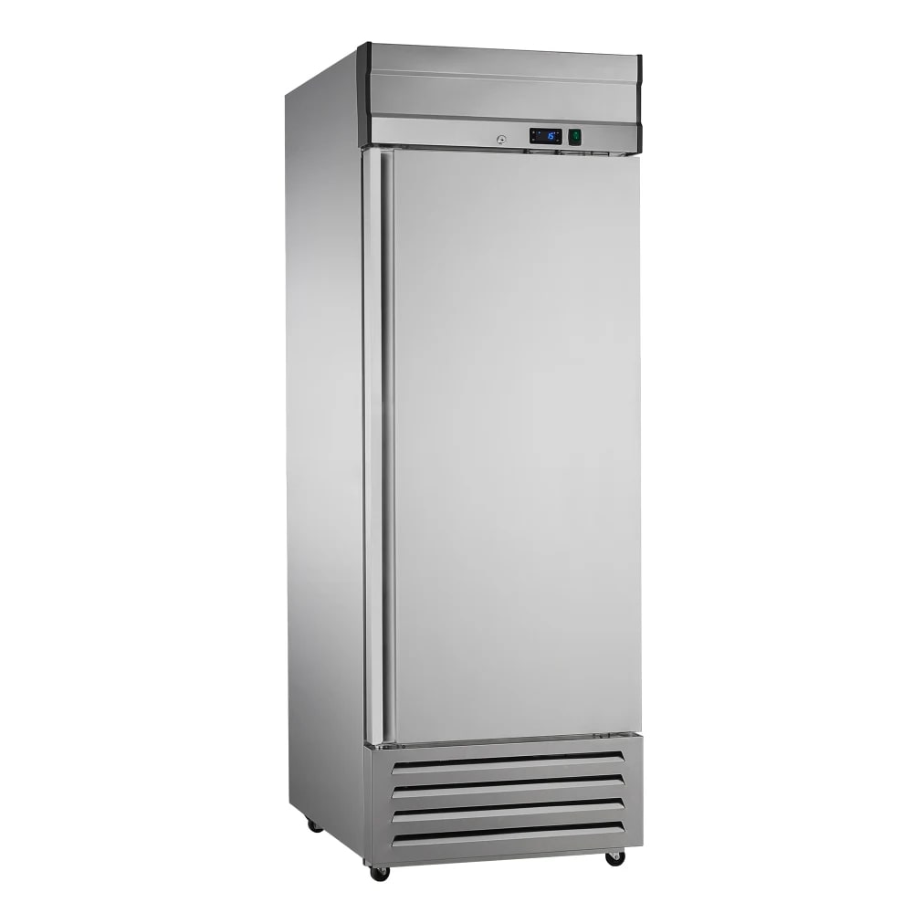 763-MR23 27 3/16" One Section Reach In Refrigerator, (1) Right Hinge Solid Door, 115v