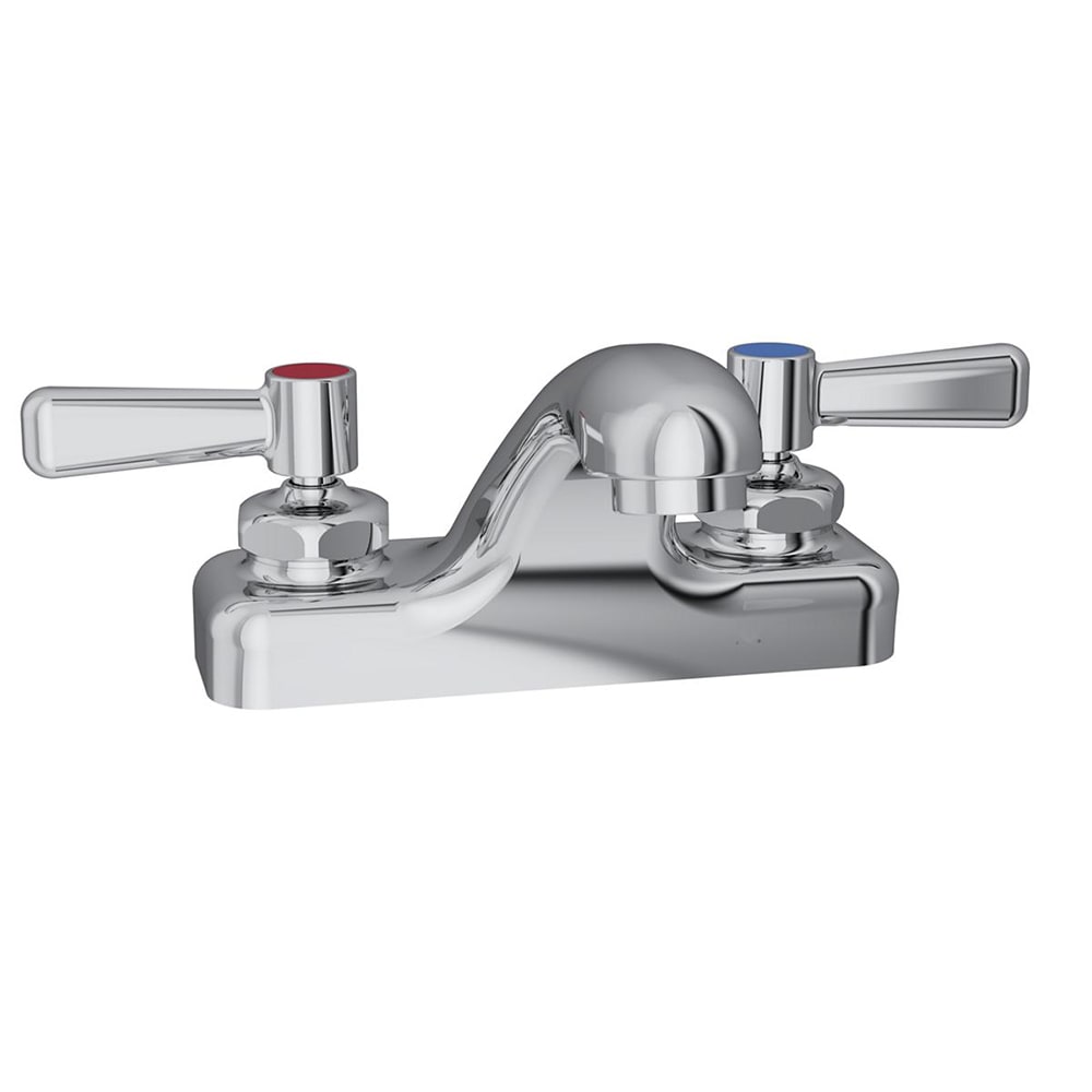 189-LK403L2 Deck Mount Lavatory Faucet w/ 3 1/2" Spout & 2" Lever Handles - 4"...