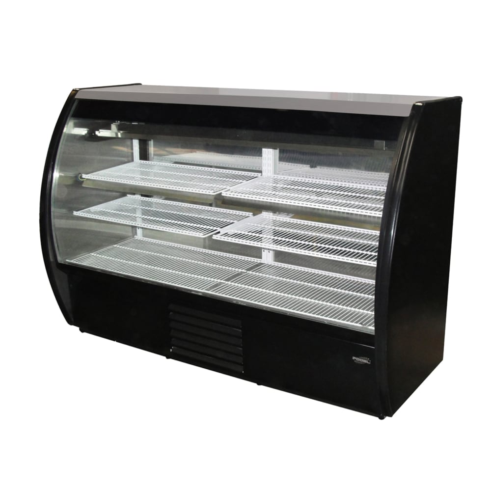 138-MIRAGE4DCHCG 48 1/2" Full Service Bakery Display Case w/ Curved Glass - (3) Levels, 115v