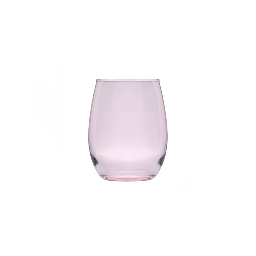 634-213AG8N1P 15 oz Stemless Color Wine Glass, Blush