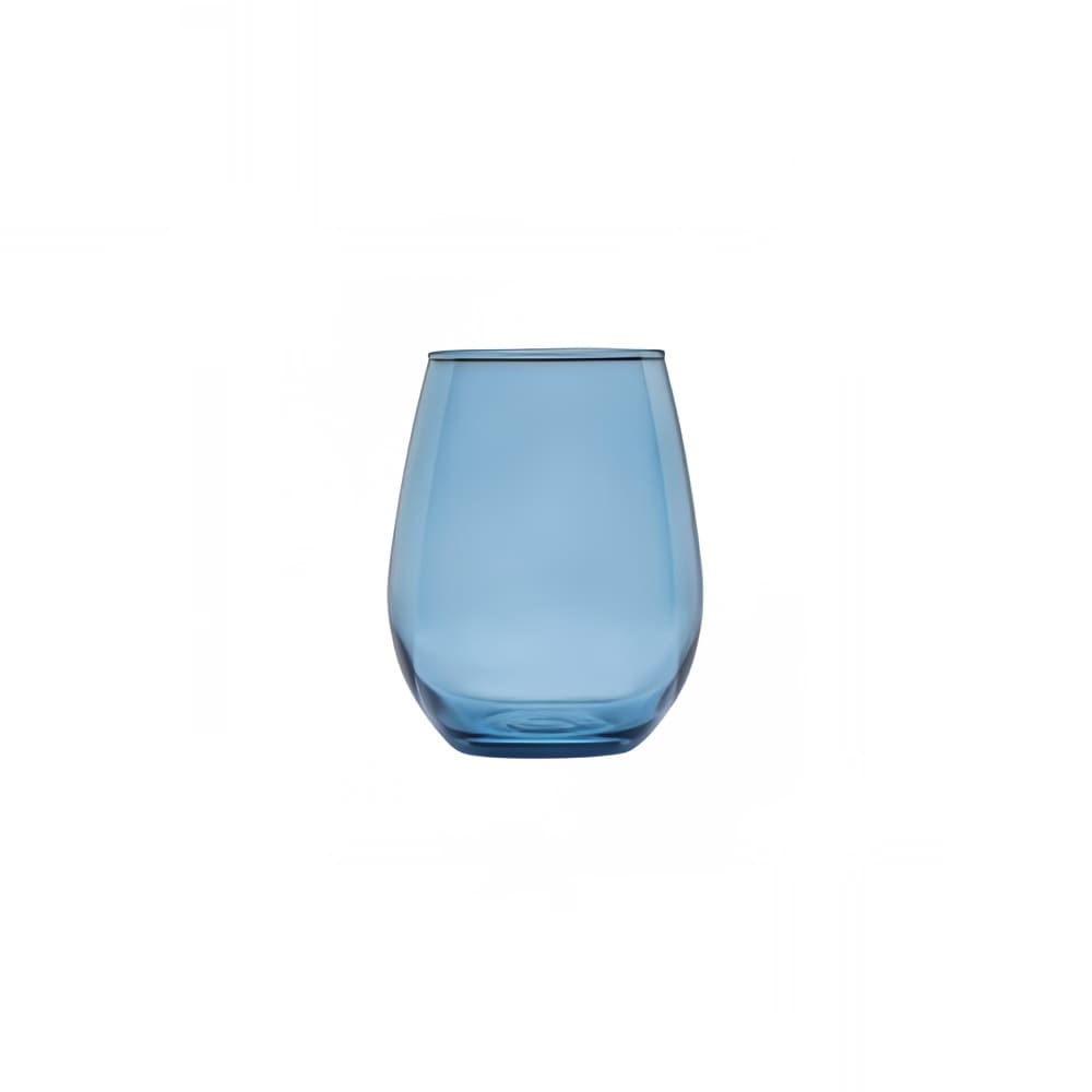634-217AK1K2K 11 3/4 oz Stemless Color Wine Glass, Sapphire