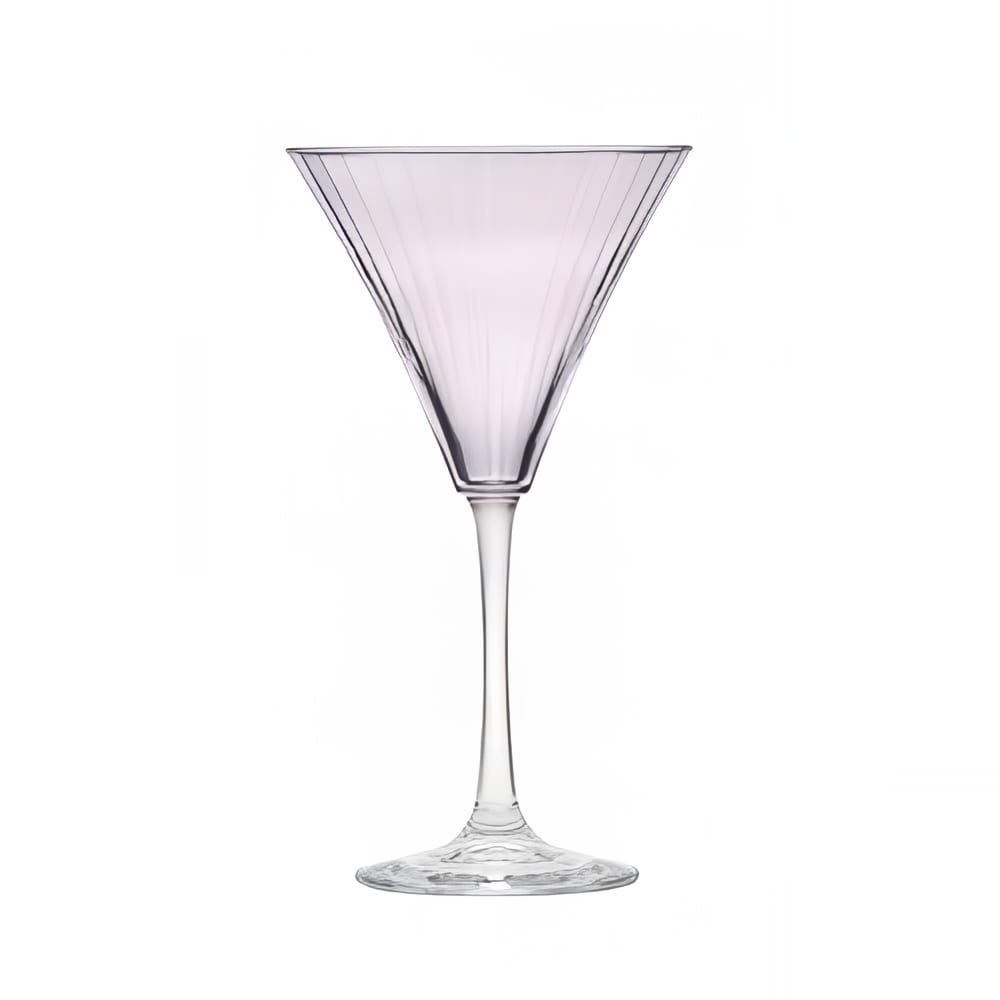 634-7402AG8N1P 9 1/2 oz Linear Color Martini Glass, Blush