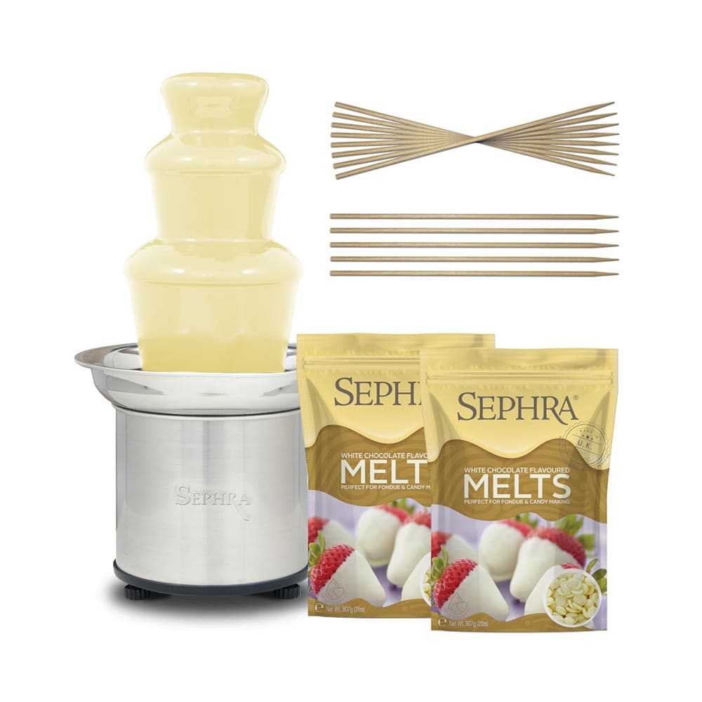 036-10528 16" Select Chocolate Fountain Package w/ 4 lb Capacity, White Chocolate