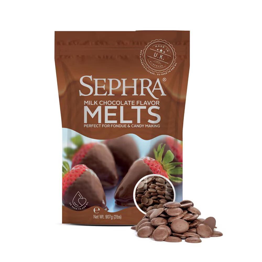 036-20008 Milk Chocolate Melts, Fountain Ready, (1) 2 lb Bag