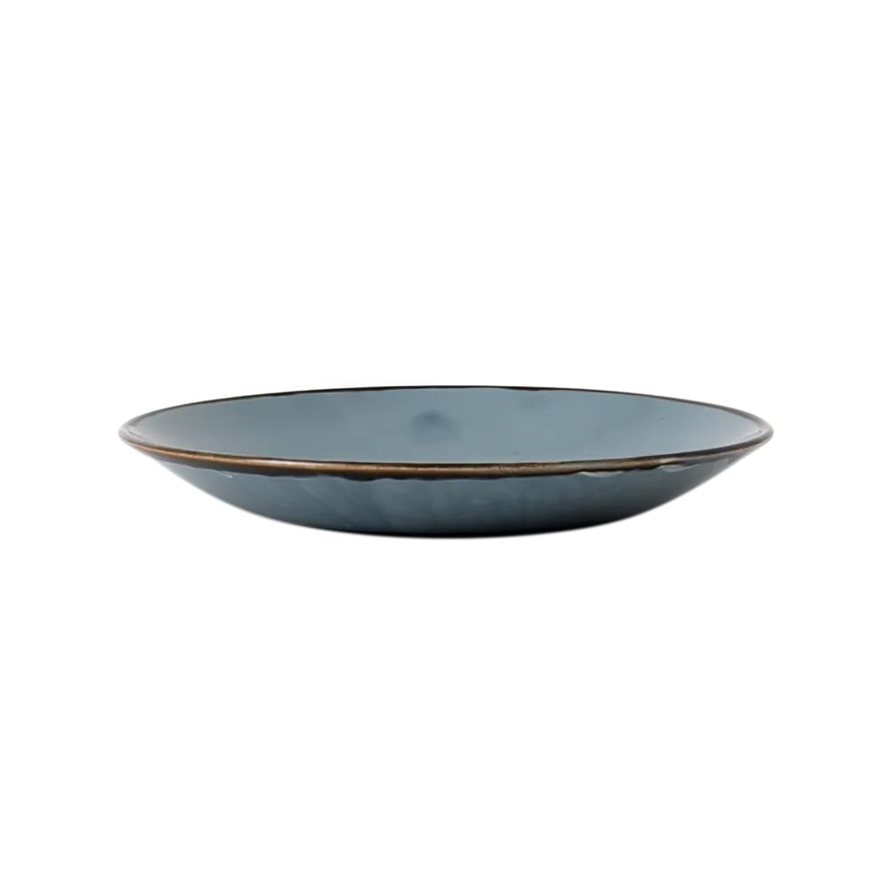 245-HBL11 11" Round Harvest Plate - Ceramic, Blue