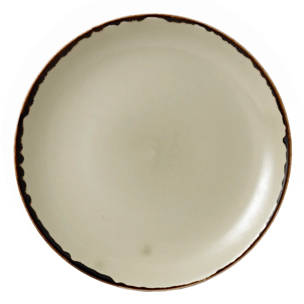 245-HL217 8 2/3" Round Harvest Plate - Ceramic, Linen
