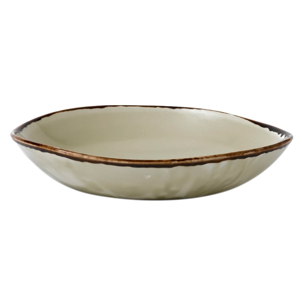 245-HL253 38 oz Round Harvest Trace Bowl - Ceramic, Linen