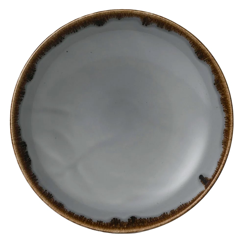 450-HG975 40 oz Round Harvest Bowl - Ceramic, Gray