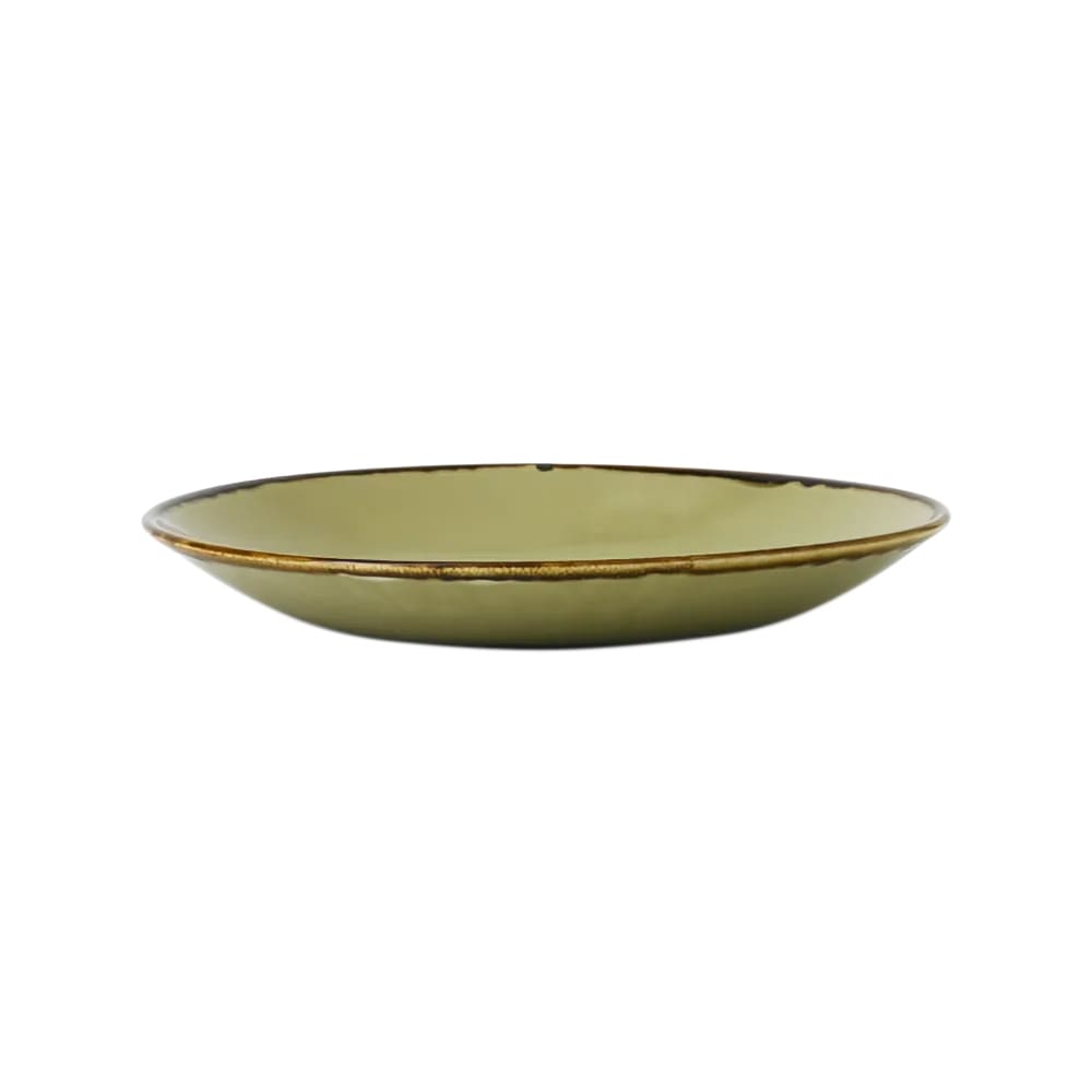 245-HG281 11" Round Harvest Plate - Ceramic, Green