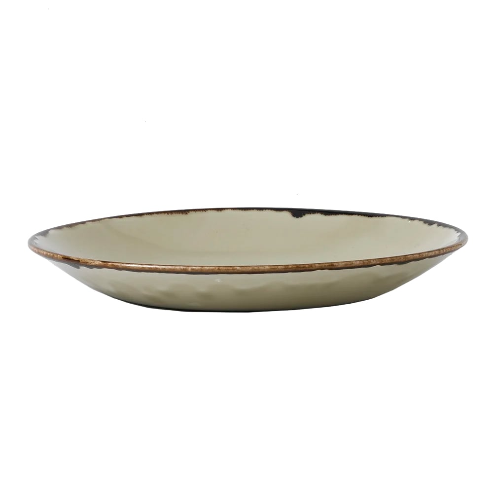 245-HL255 10" Round Harvest Plate - Ceramic, Linen