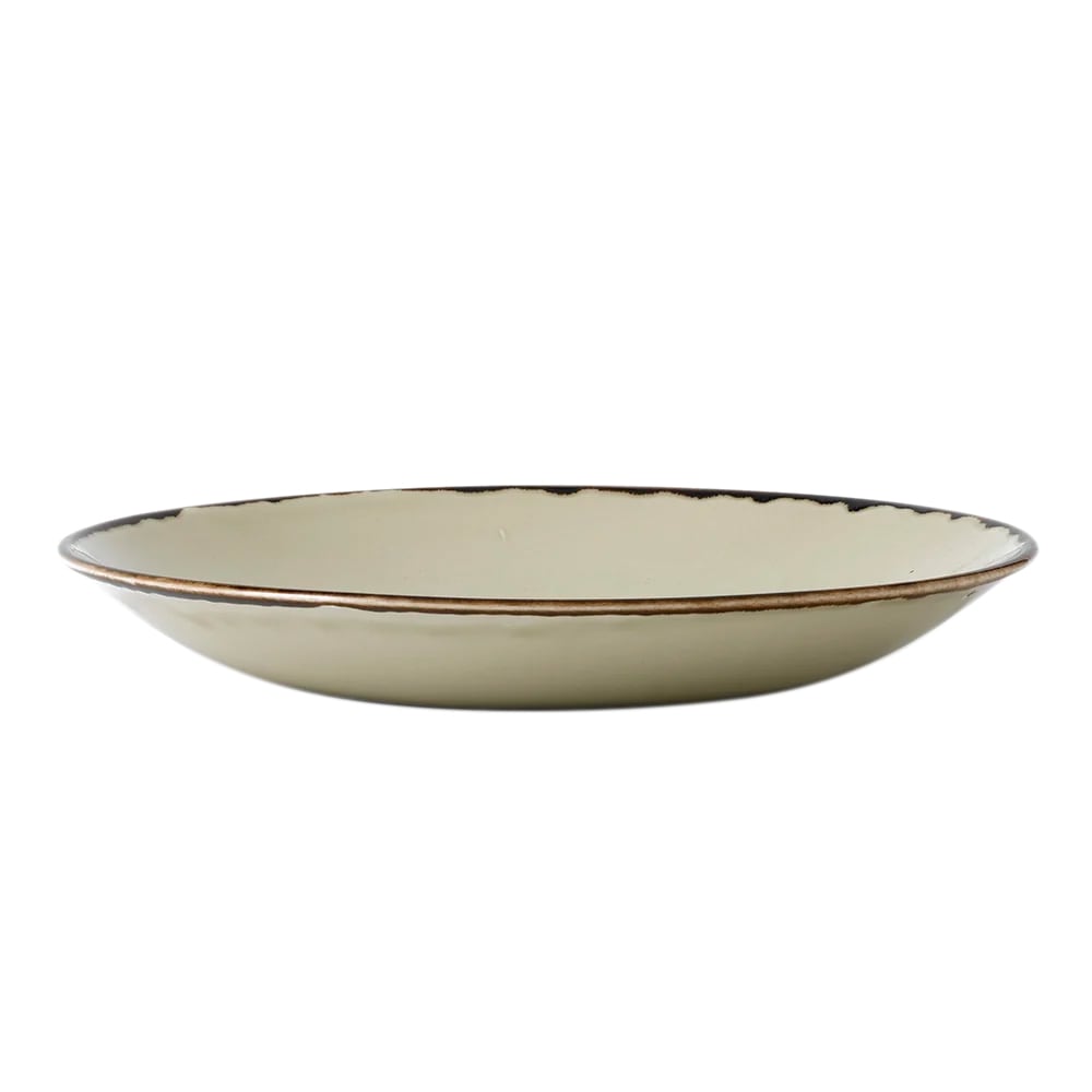 245-HL281 11" Round Harvest Plate - Ceramic, Linen