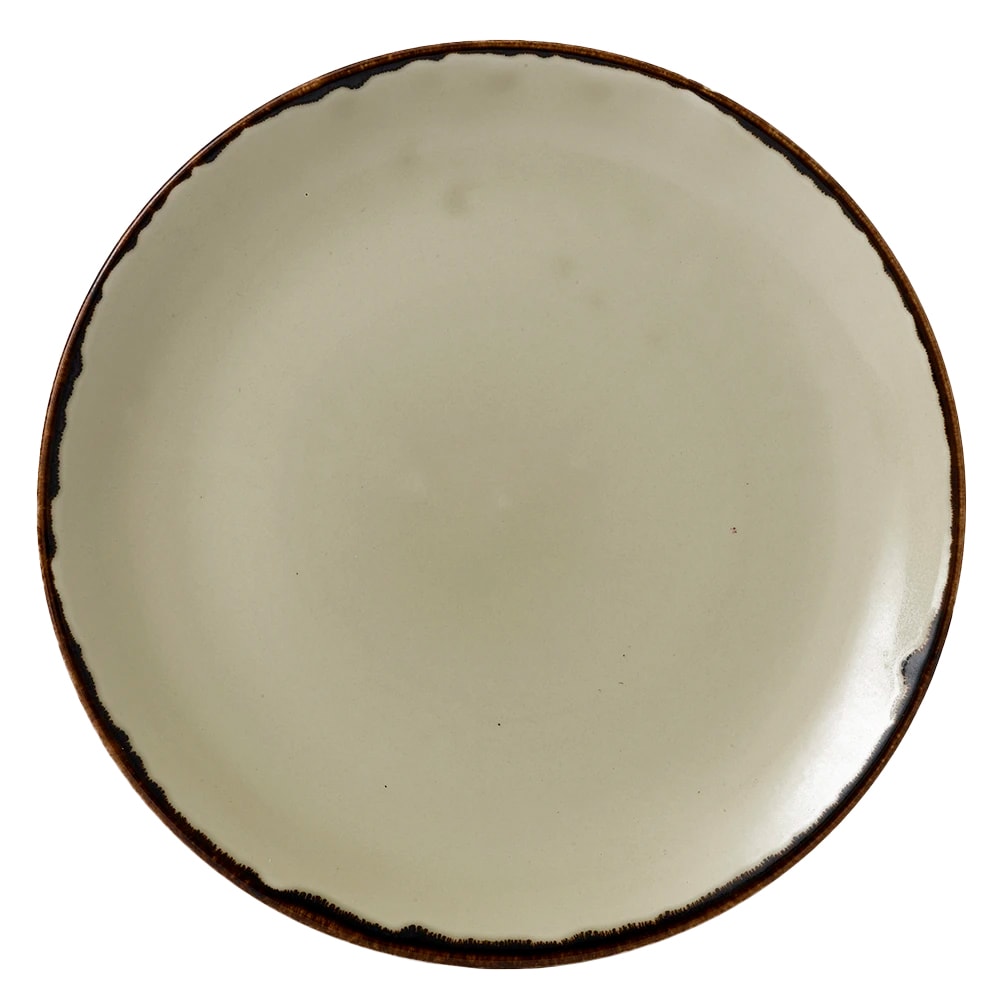 245-HL260 10 1/4" Round Harvest Plate - Ceramic, Linen