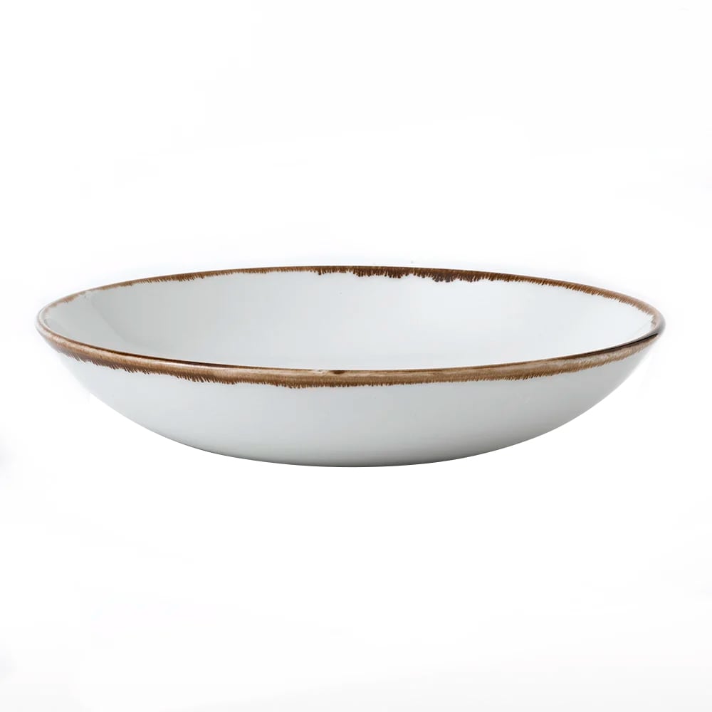 245-HN248 40 oz Round Harvest Bowl - Ceramic, Natural