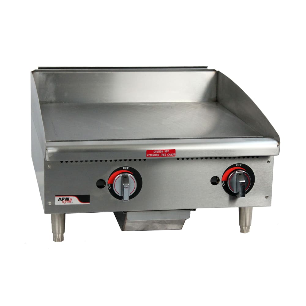 011-GGM36SNG 36" Gas Griddle w/ Manual Controls - 1" Steel Plate, Natural Gas
