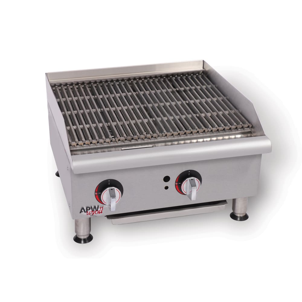 011-GCB48SNG 48" Gas Charbroiler w/ Cast Iron Grates, Natural Gas