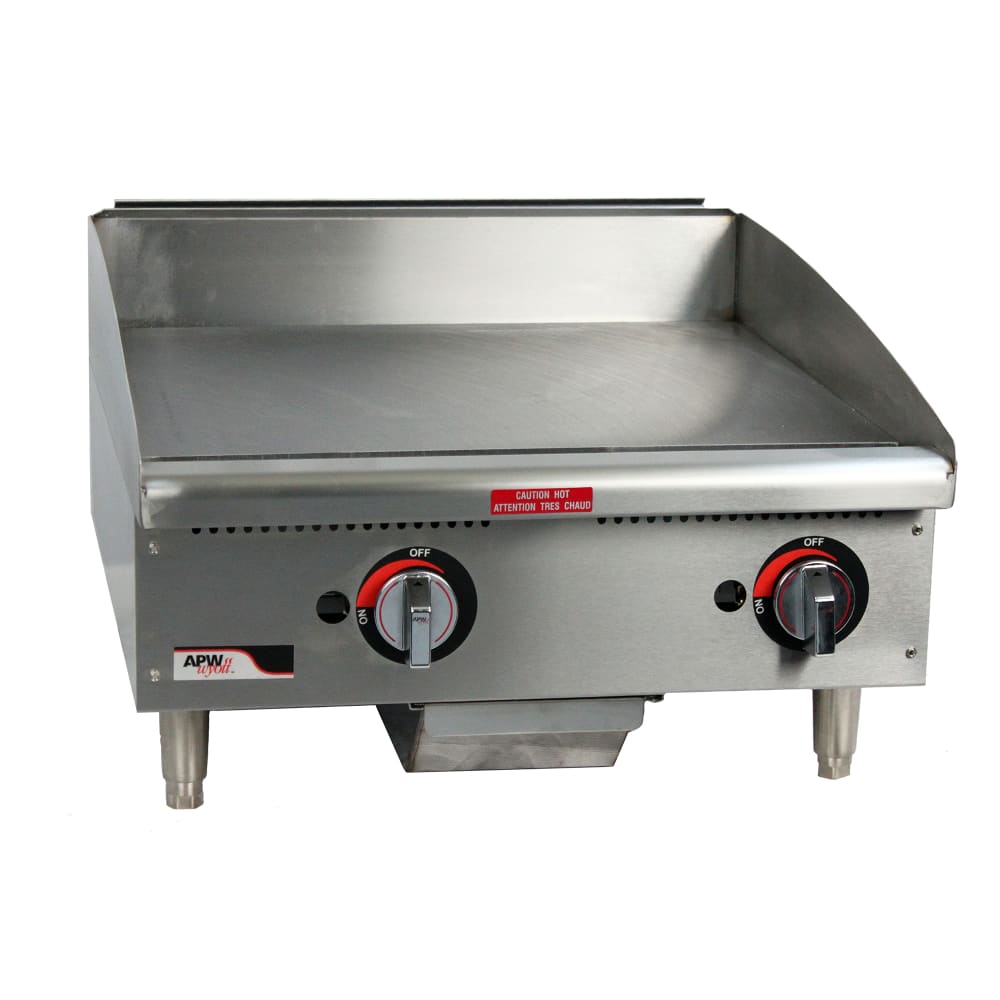 011-GGT36SLP 36" Gas Griddle w/ Thermostatic Controls - 1" Steel Plate, Liquid Propane