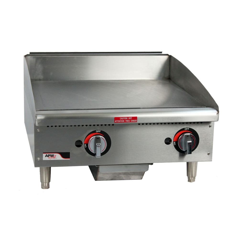 011-GGT48SLP 48" Gas Griddle w/ Thermostatic Controls - 1" Steel Plate, Liquid Propane