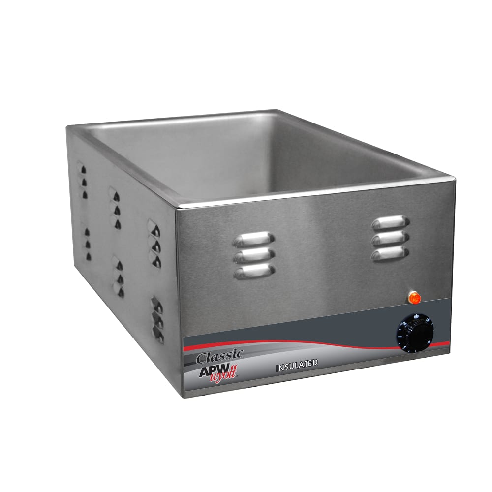 011-W3VI120 Countertop Food Warmer - Wet w/ (1) Full Size Pan Wells, 120v