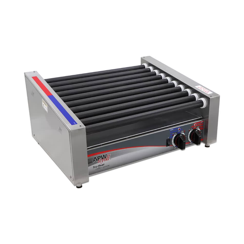 011-HRS20S 20 Hot Dog Roller Grill - Slanted Top, 120v