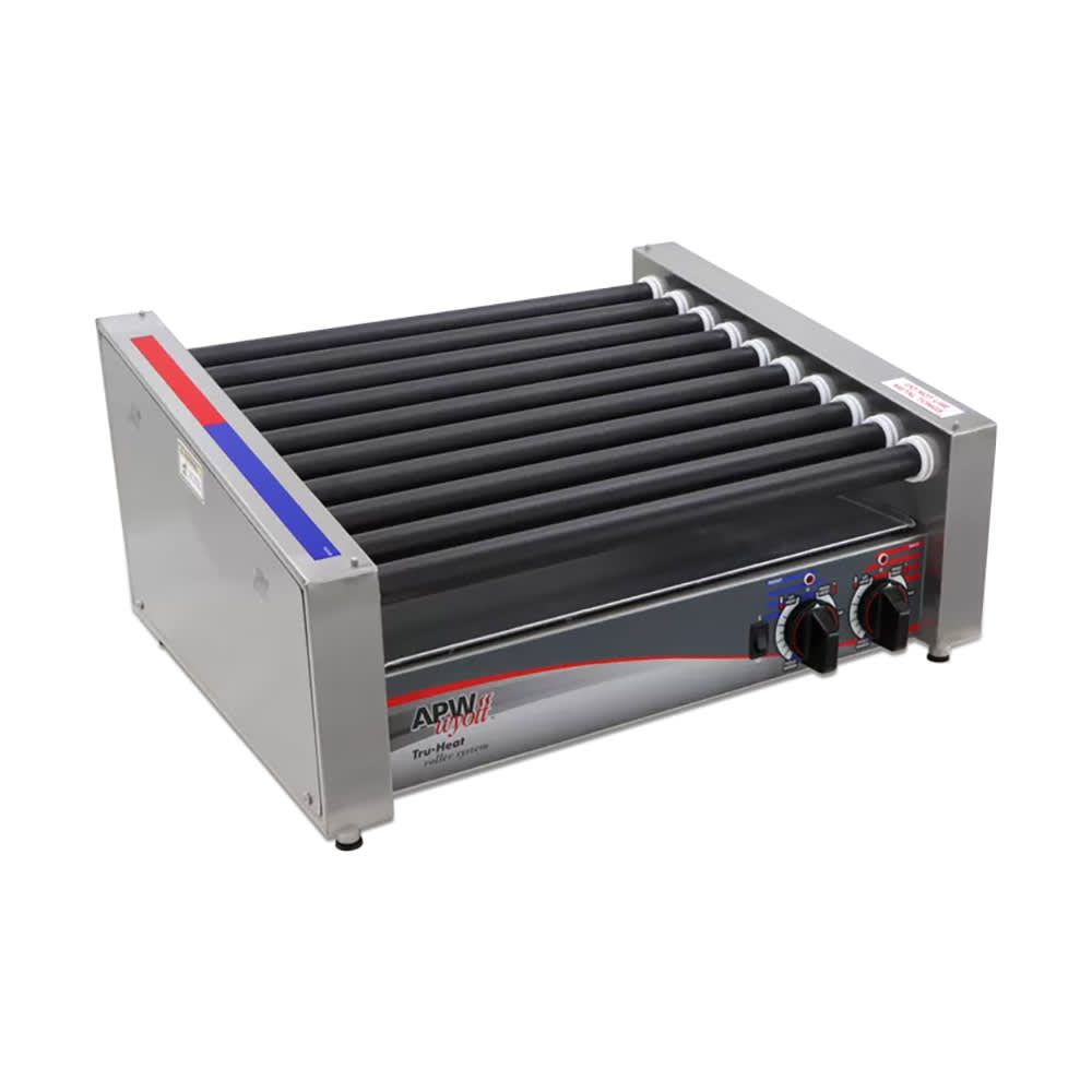011-HRS50S120 X*PERT™ 50 Hot Dog Roller Grill w/ Manual Controls - Slanted Top, 120v