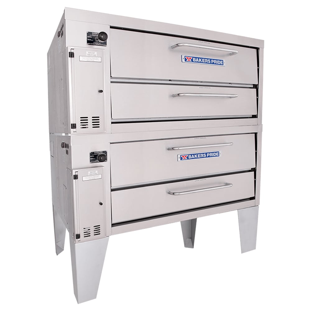 455-352NG Super Deck Floor Model Double Pizza Deck Oven - Natural Gas