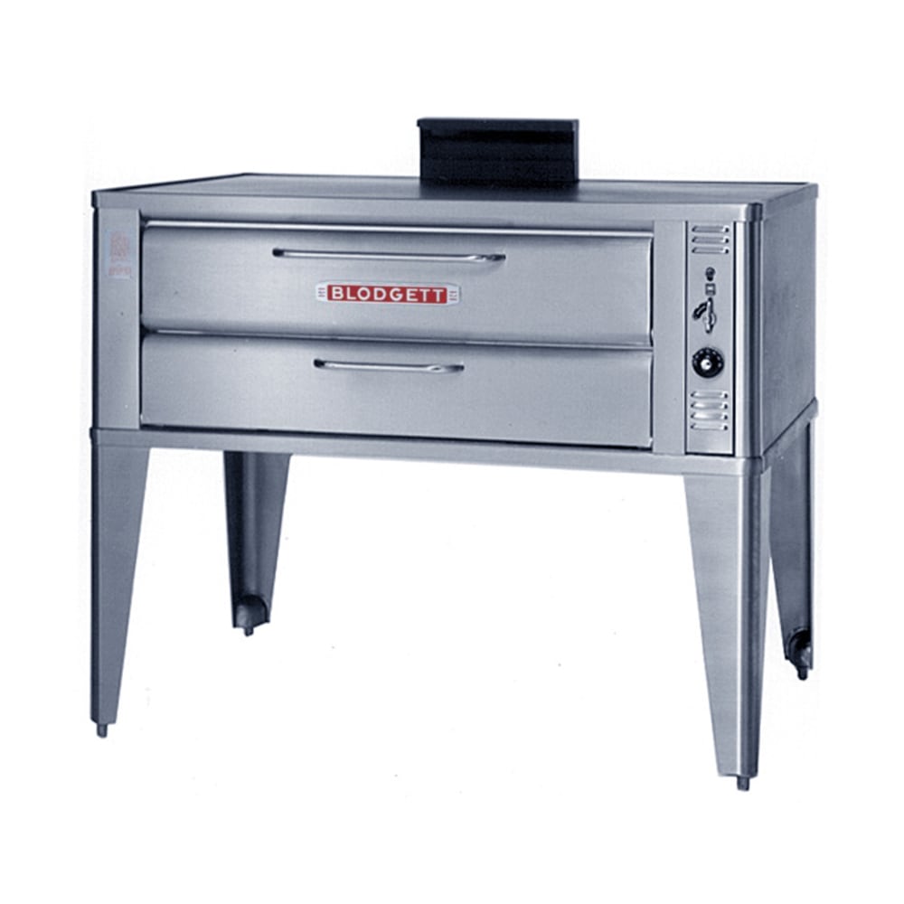 015-911PDOUBLENG Floor Model Double Multi-Purpose Deck Oven - Natural Gas