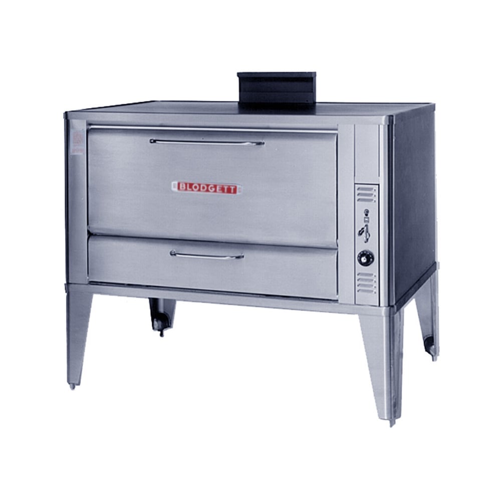 015-966SINGLENG Floor Model Single Multi-Purpose Deck Oven - Natural Gas