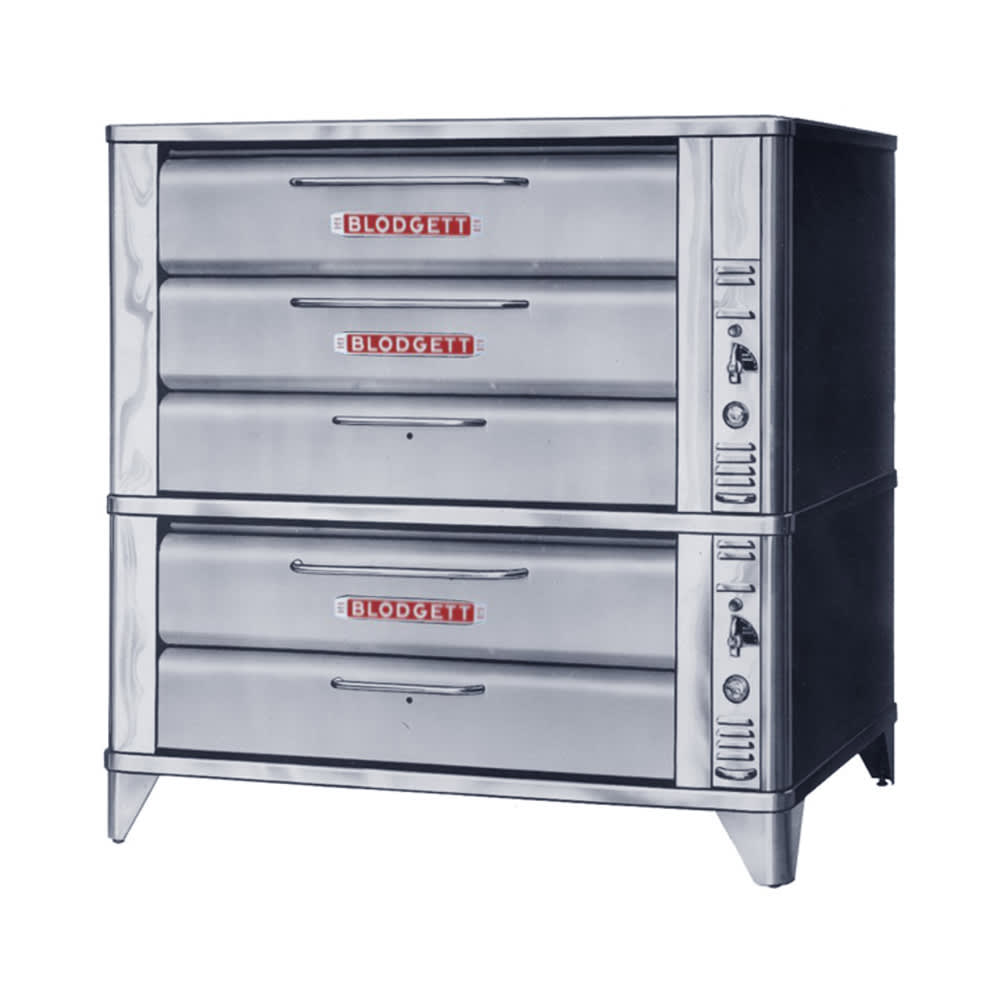015-981961LP Floor Model Triple Multi-Purpose Deck Oven - Liquid Propane