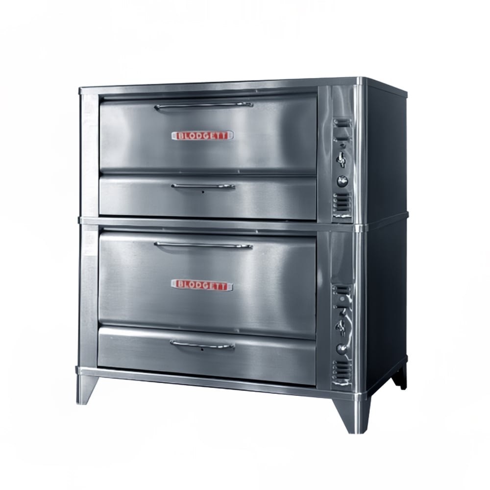 015-951966NG Floor Model Double Multi-Purpose Deck Oven - Natural Gas