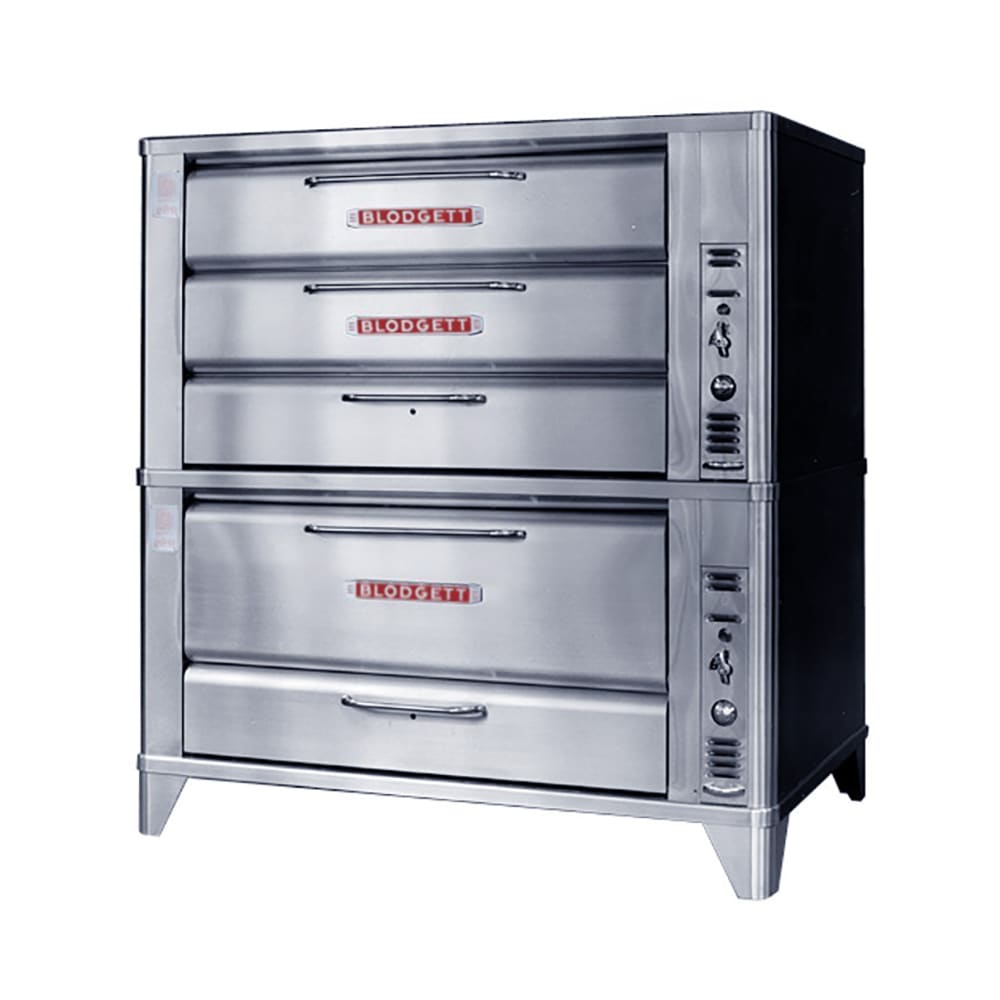 015-981951LP Floor Model Triple Multi-Purpose Deck Oven - Liquid Propane