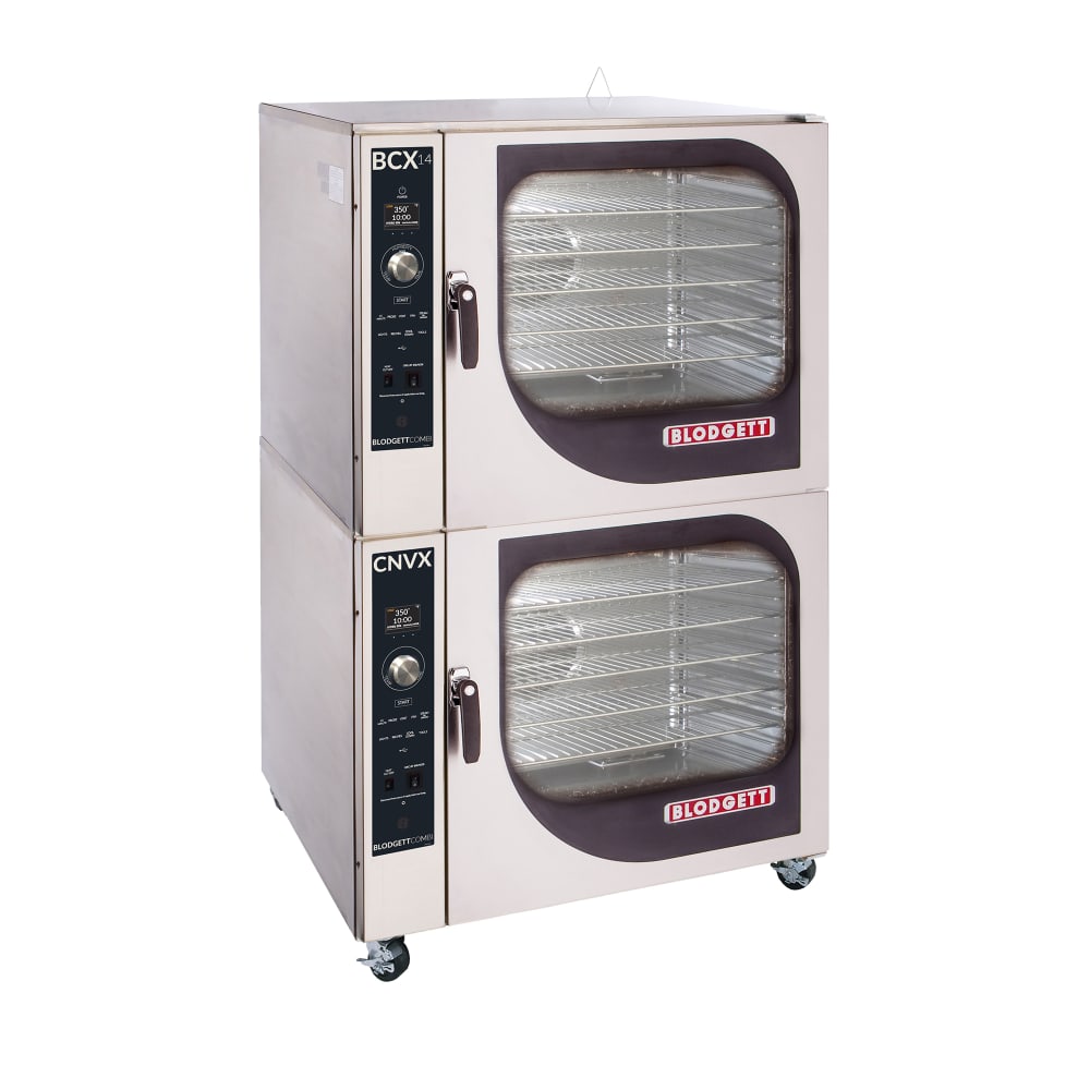 015-BX14EDOUBL2083 Double Full-Size Combi-Oven, Boilerless, 208v/3ph