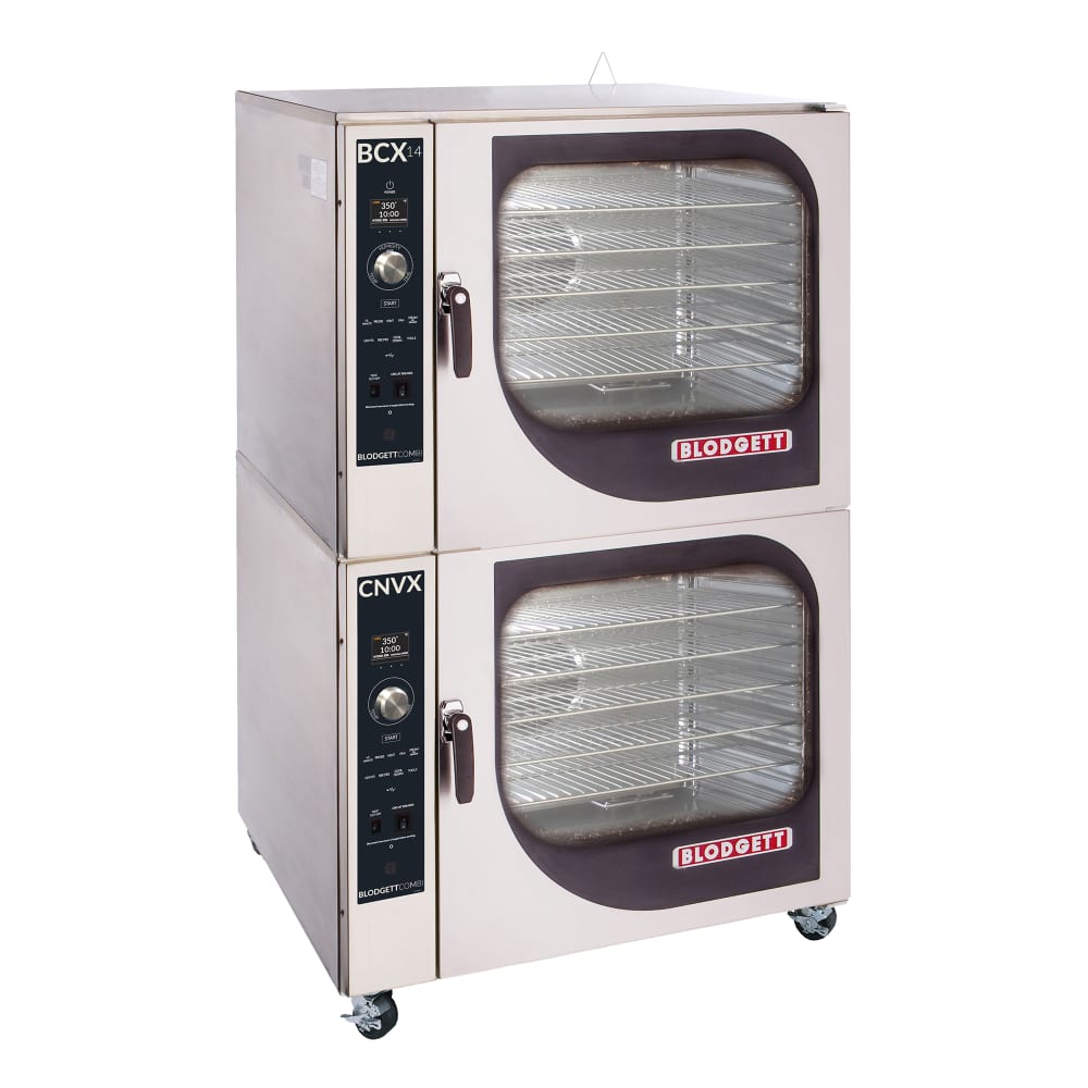 015-BX14GDOUBLNG Double Full-Size Combi-Oven, Boilerless, Natural Gas