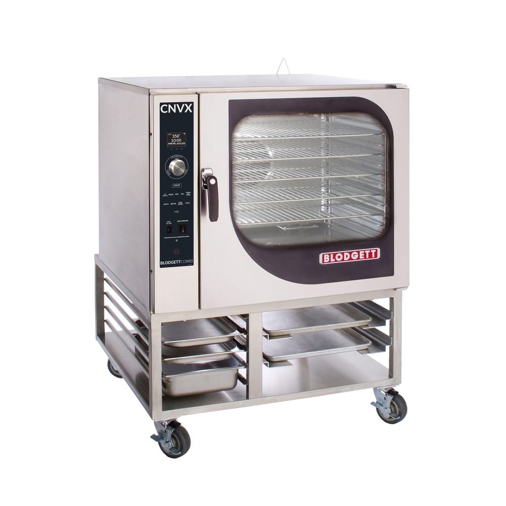 015-CNVX14GADDLLP Single Full Size Liquid Propane Gas Convection Oven - Stacking Hardware, 65,000...