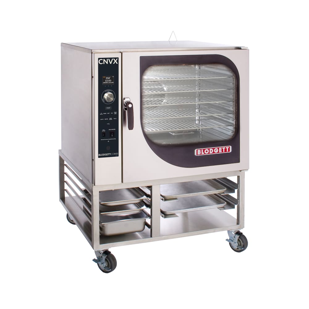 015-CNVX14GSGLNG Single Full Size Natural Gas Convection Oven - w/ Floor Stand, 65,000 BTU 
